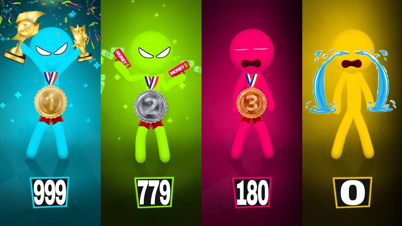 Intense Moments & Wins! Stickman Fight Highlights - Stick Party 234 MiniGames