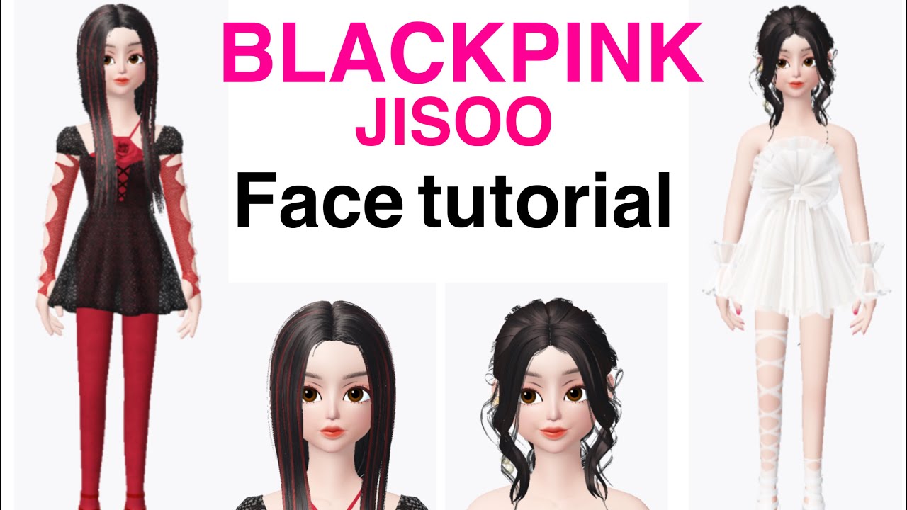 How to make Blackpink Jisoo face in Zepeto | Face tutorial
