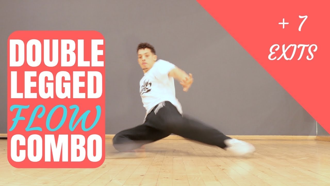 Double Legged Flow Plus 7 Exits! | Bboy Tutorial | How to Breakdance | Flow basics | AJ-47