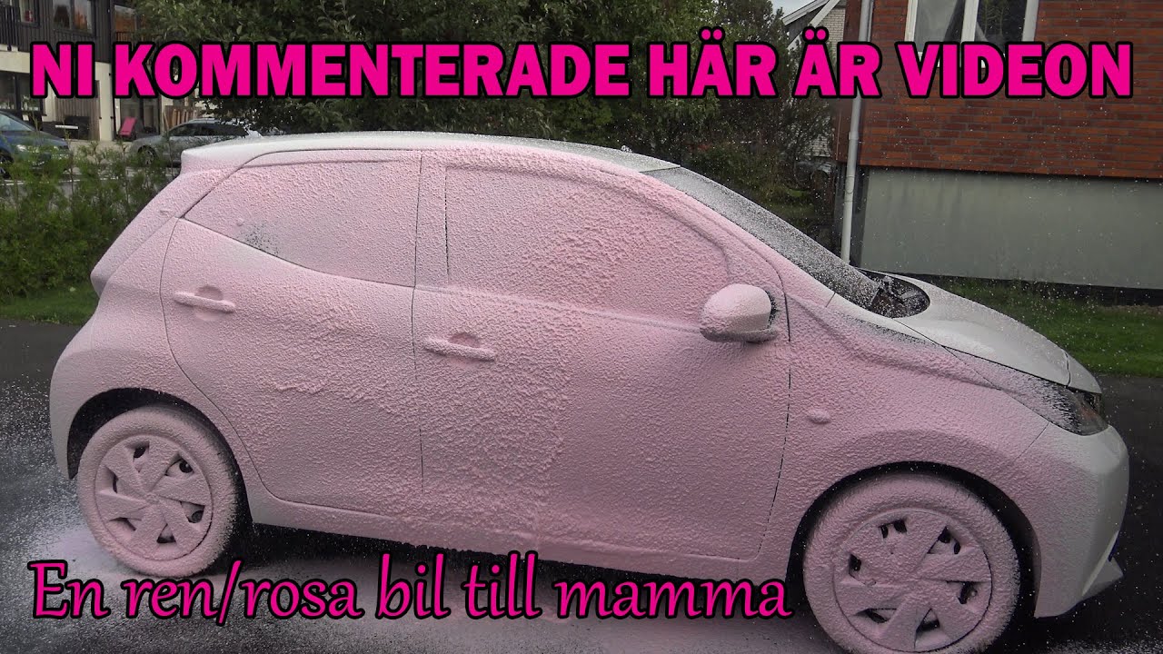 Ren bil till mamma