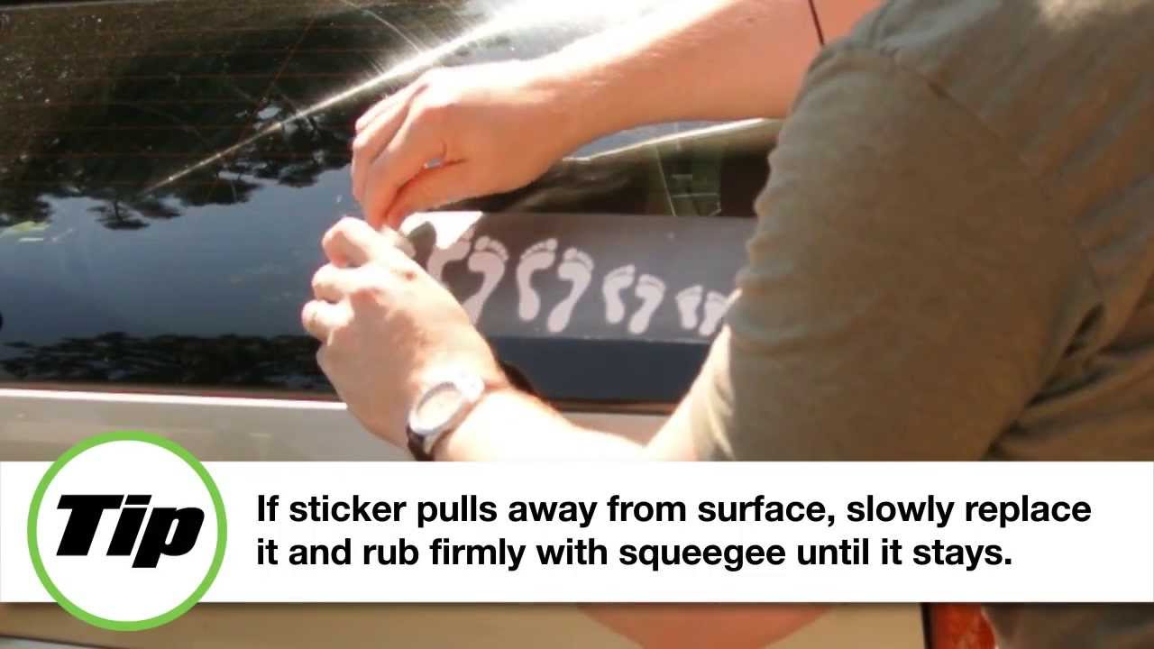 How To Install Feet Family Stickers