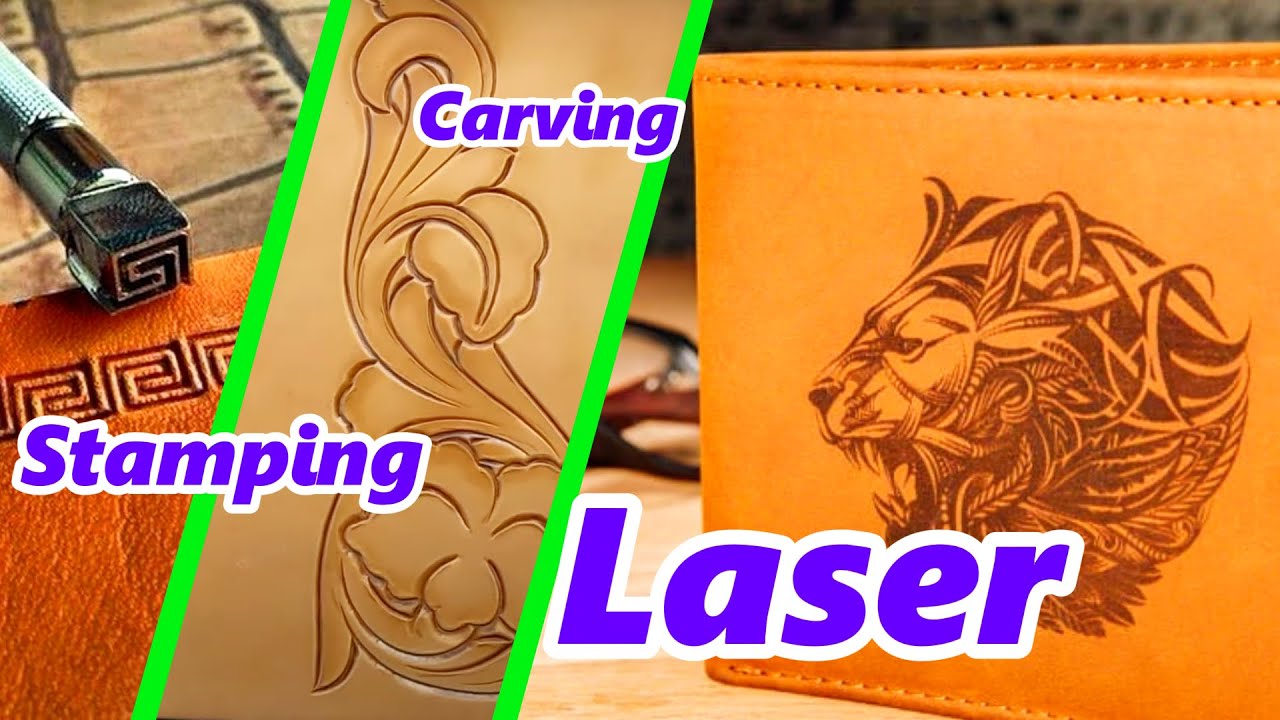 LEATHER CRAFT | I Bet You Choose Laser Engraving Leather!