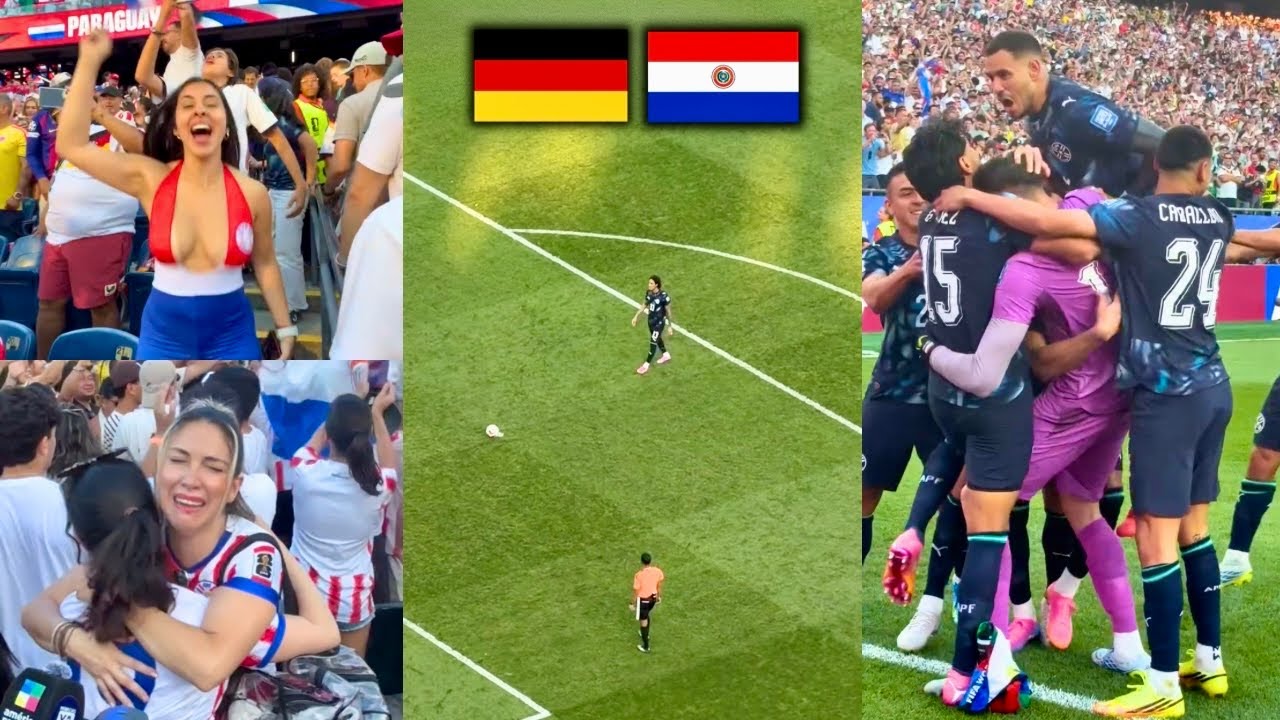 Unbelievable Scenes As Paraguay Knockout Germany from World Cup