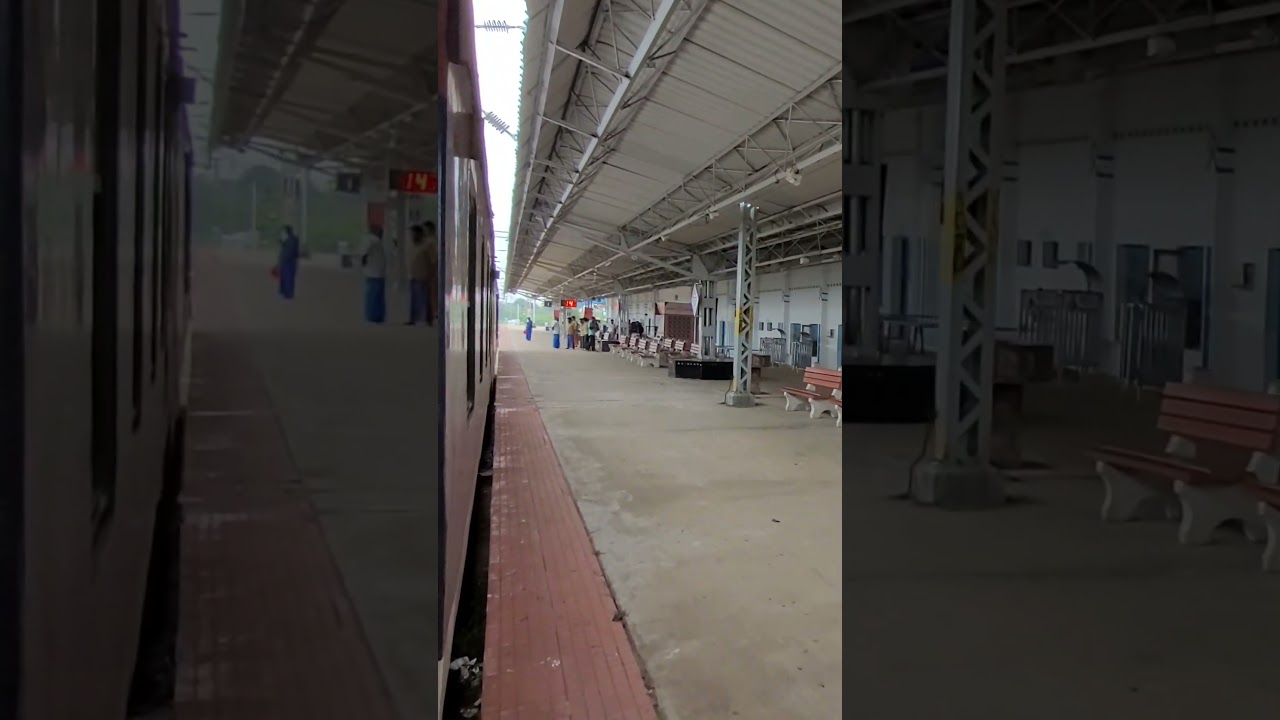 Velankanni railway station arrival