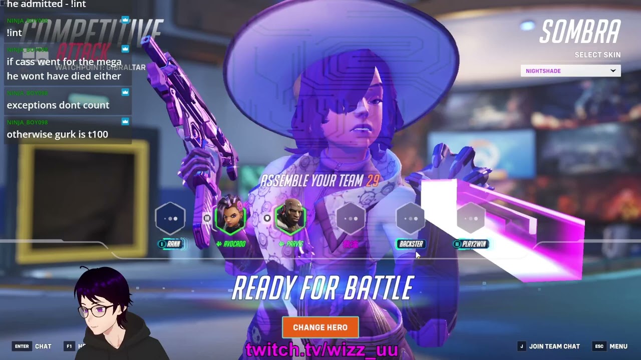 ТОП 0,1% СОМБРА! SombraWizard СОМБРА OVERWATCH 2 ГЕЙМПЛЕЙ СЕЗОН 15 ТОП 500