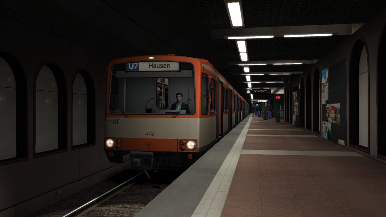 TS 2020 U-Bahn #2: Siemens Duewag U3 auf der Linie U7 zurück nach Hausen! I TRAIN SIMULATOR 2020