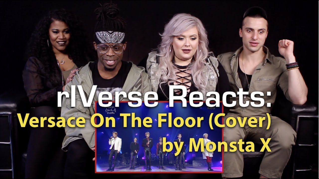 rIVerse Reacts: Versace on the Floor (Cover) by Monsta X - Live Performance Reaction