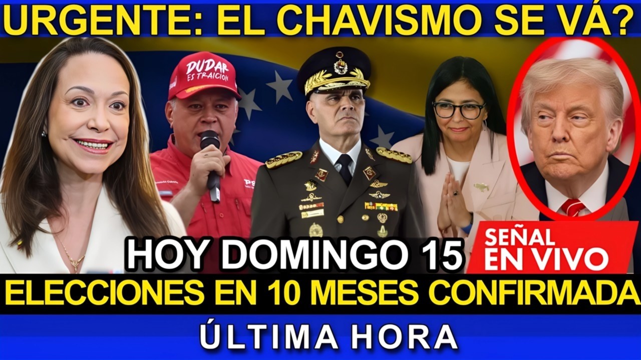🚨 ÚLTIMA HORA 🔴 ¡URGENTE TRUMP EXIGIRÁ ELECCIONES!  LA TRANSICIÓN ES REAL Y DIOSDADO PREOCUPADO