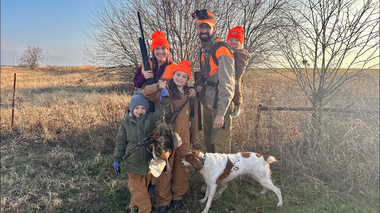 1st Annual Family Upland Hunt- Quail/ Pheasant fest! Brittany Spaniel -Shorthair pointer -Oaklahoma