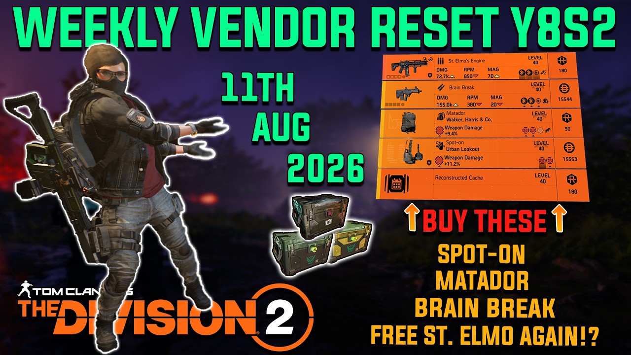 The Division 2 | NEW Incursion Is LIVE! Broken Rain Event + Vendor & Escalation Reset!