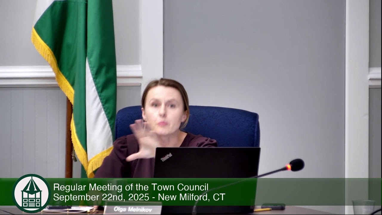 Regular Meeting of the Town Council | September 22nd, 2025