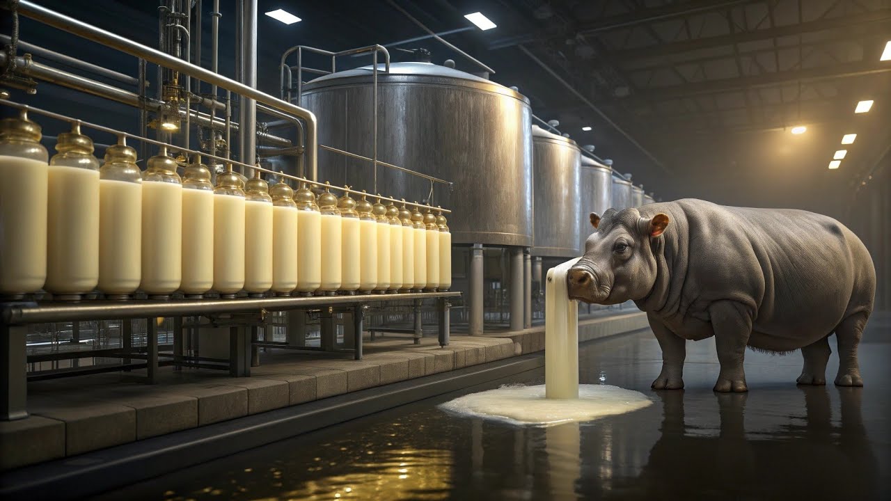 Inside the World’s Most Expensive Hippo Cheese Factory (Full Process)