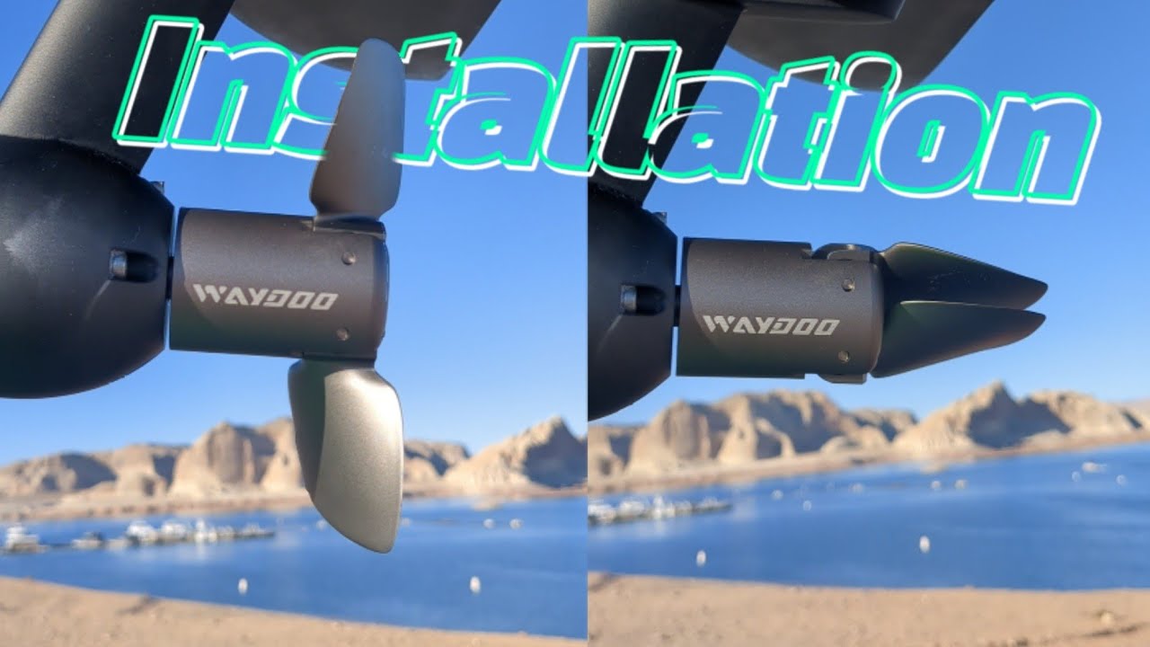 Waydoo eFoil FOLDING PROP Installation