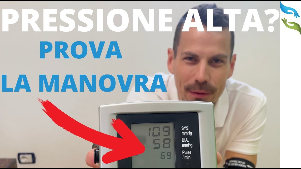 Pressione del sangue alta? Ecco una manovra per abbassarla.