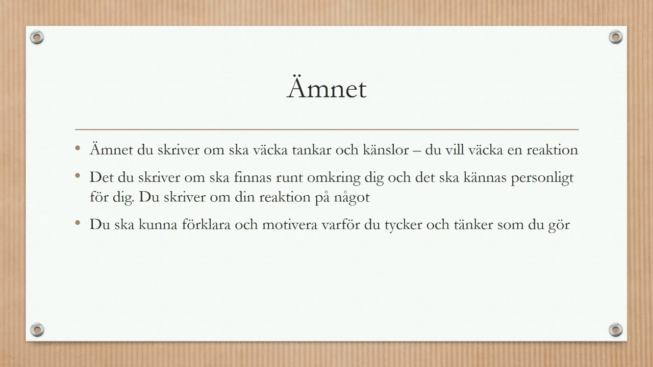 Krönika - Vad är en krönika?