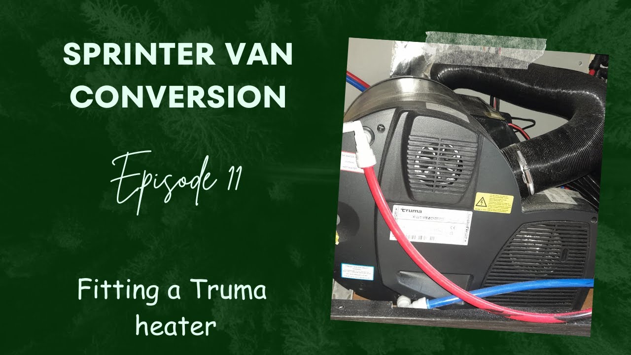 We install a Truma heater into the sprinter van