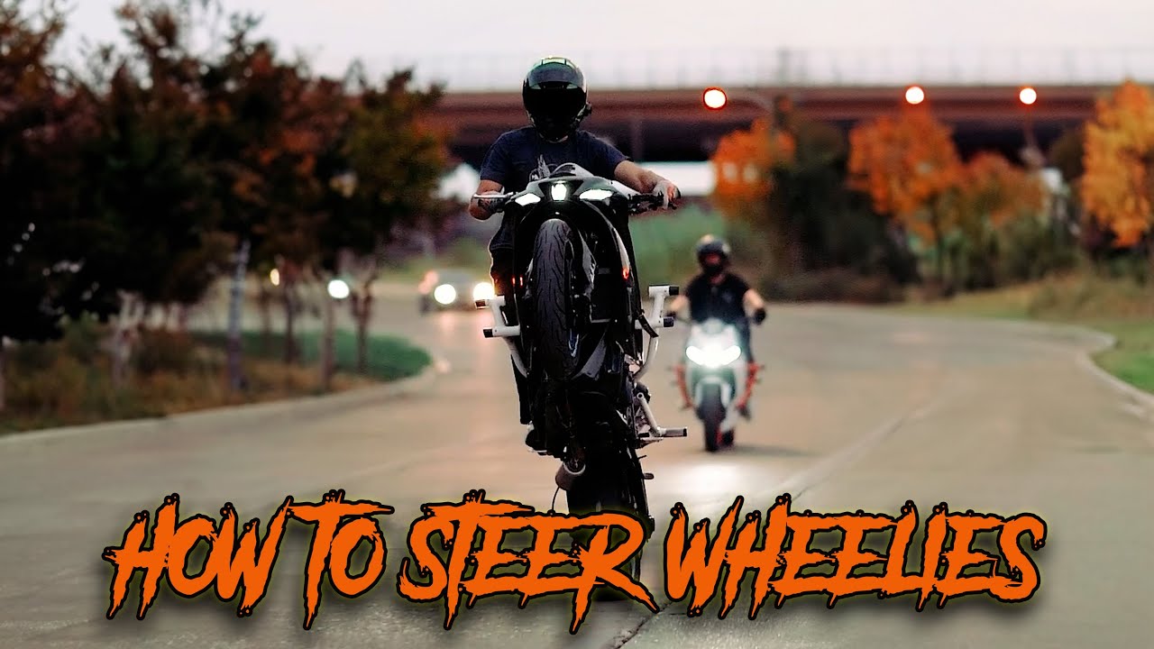 How to Steer Wheelies / fix drifting right or left in wheelies