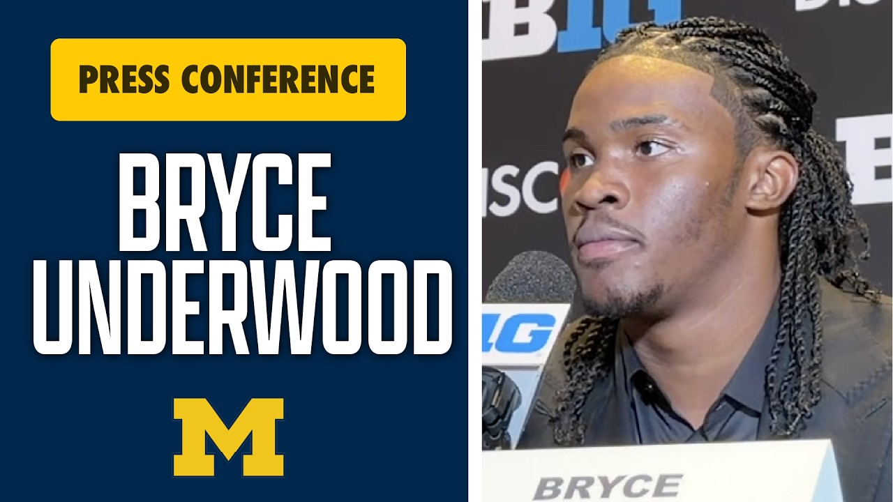 Брайс Андервуд о предстоящем сезоне &laquo;Мичигана&raquo; на медиа-дне Big Ten 2026 | #goblue