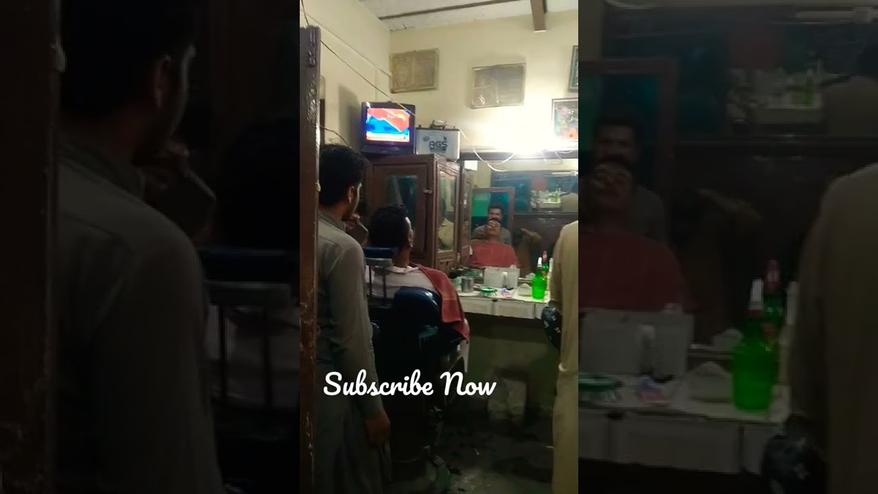 On the day of Eid, there is a rush in the hair salons #shorts #shortsvideo