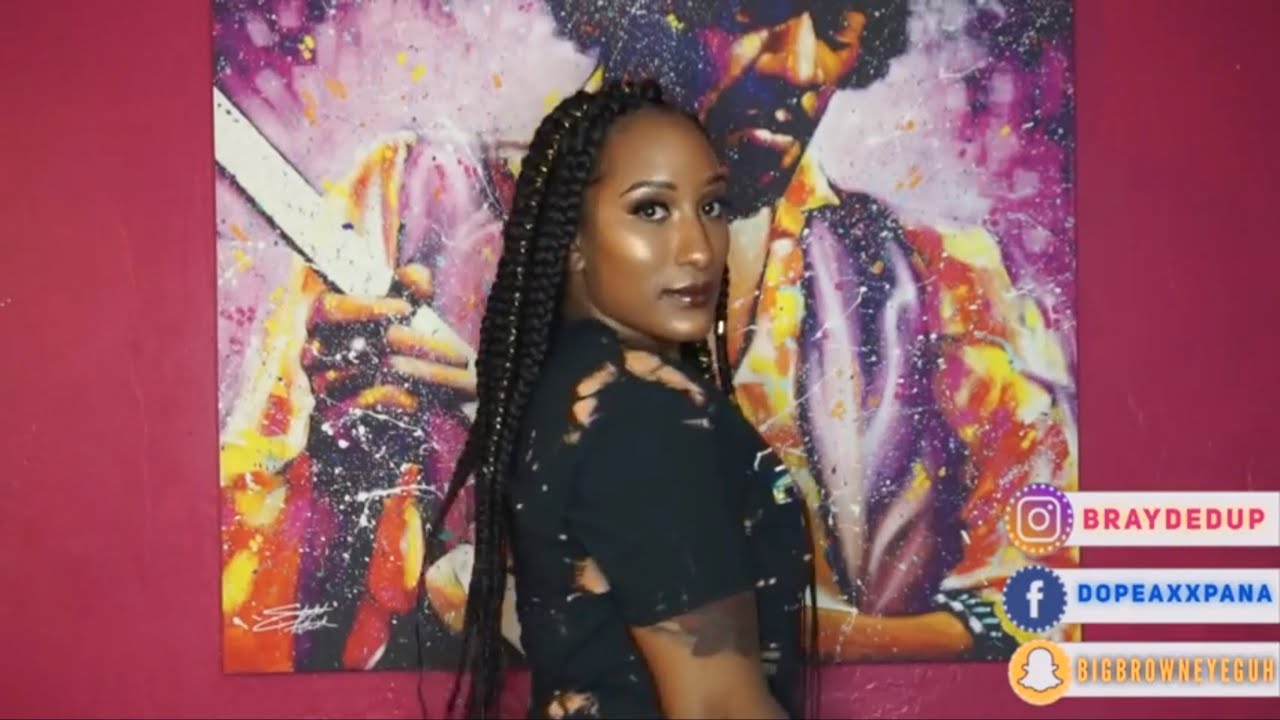 DIY Jumbo Box Braid Tutorial Rubberbands