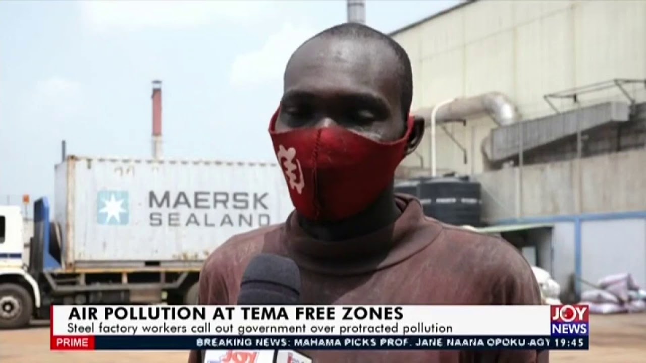 Air Pollution at Tema Free Zones - Joy Business Prime (6-7-20)