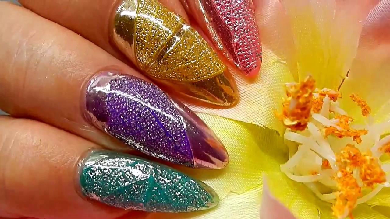 Textured Chrome Nails------  In MOTION ---Tutorial  Saturday ----w/ LUXA Chrome