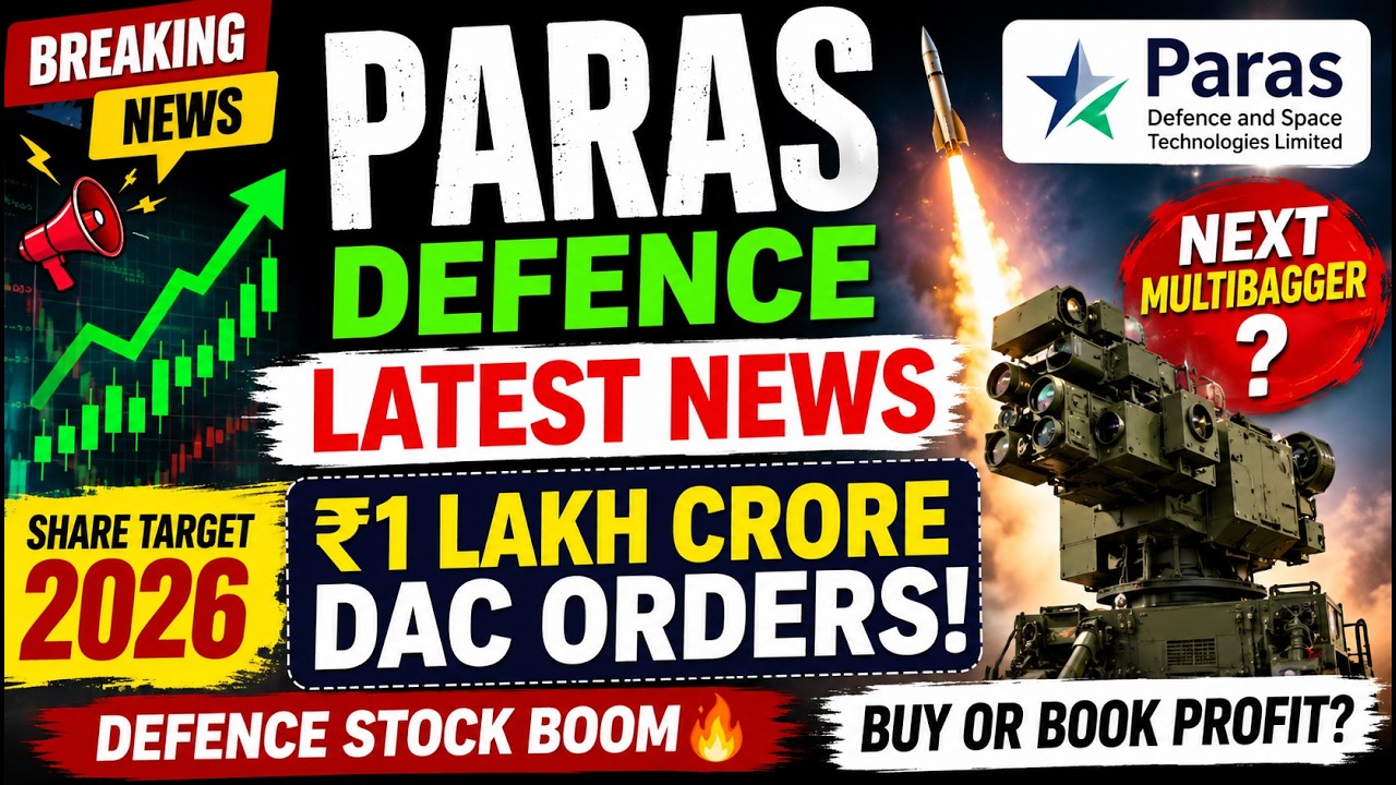 Paras Defence News Today | Paras Defence Latest News🔥 DAC ₹1 Lakh Crore Defence Orders | Target?