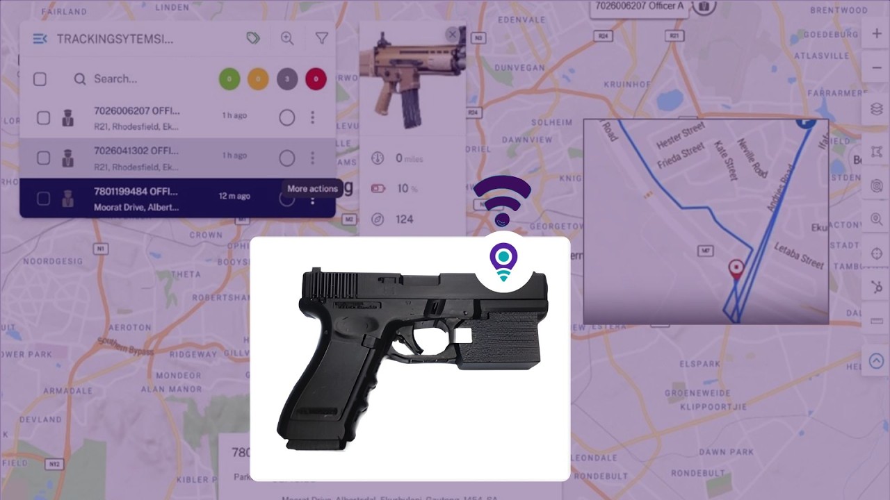 GSM GPS Weapon Tracking and Personnel Accountability System | Firearm Monitoring system
