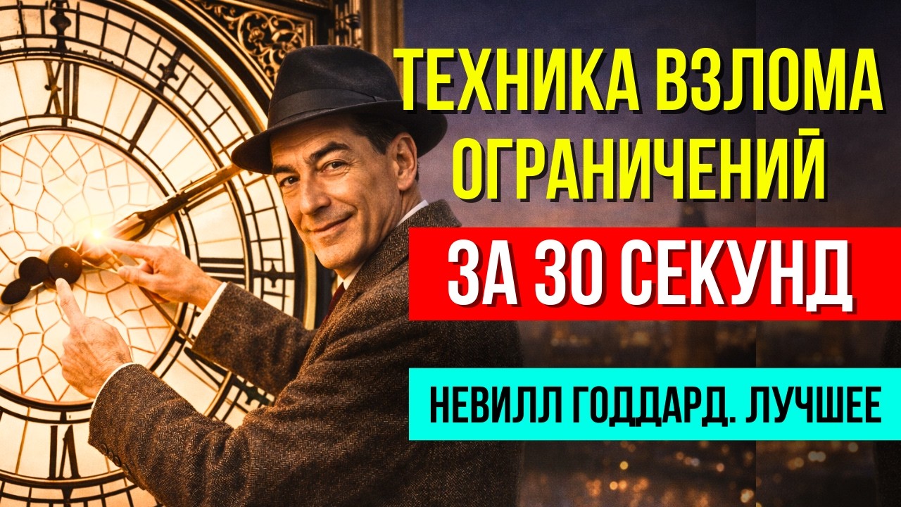 🕰️Техника НЕВИЛЛА ГОДДАРДА «30 СЕКУНД ДЛЯ ТРАНСФОРМАЦИИ». Живая Лекция