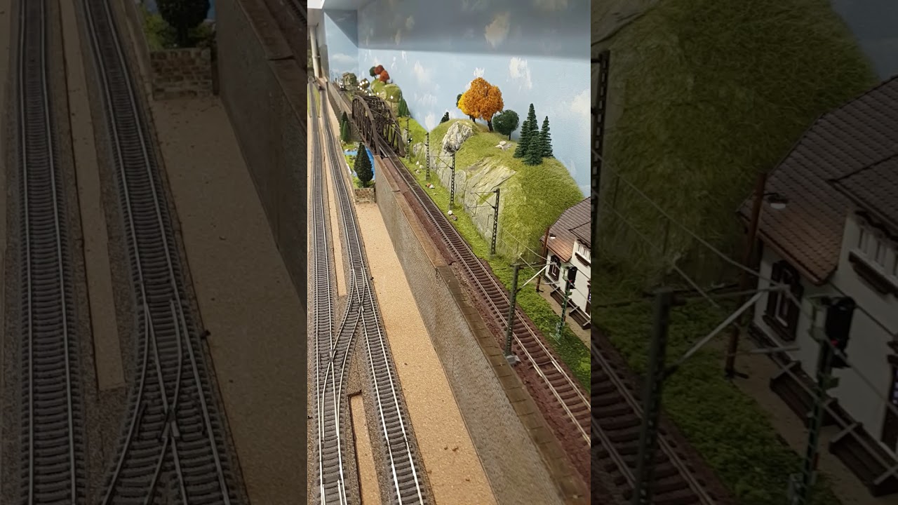 Shuttle parts of HO layout Trix dessel loks