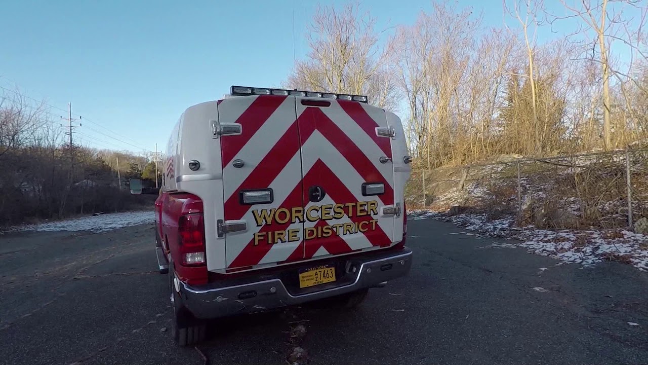 Worcester, NY Fire Department 2017 Dodge Ram SpaceKap Command Unit First Responder Fire Police