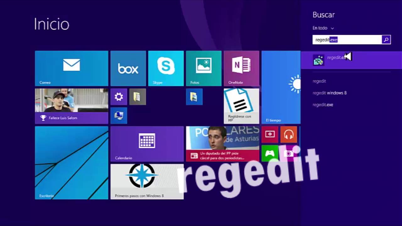 Borrar virus con REGEDIT