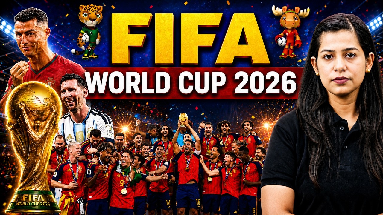 FIFA World Cup 2026 Current Affairs | FIFA 2026 World Cup Important Questions | Krati Mam | Testbook