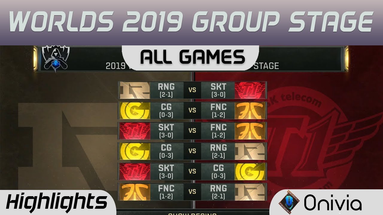 Group Stage Day 7 Full Day Highlights Worlds 2019 By Onivia