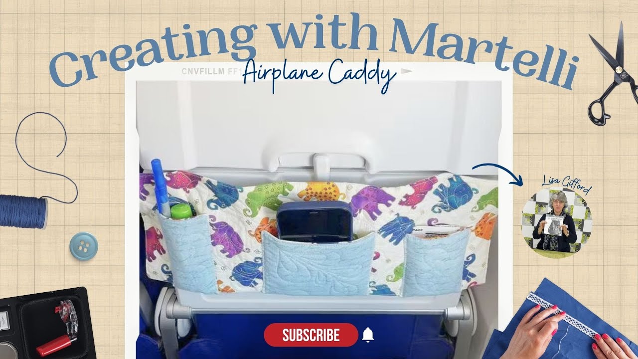 Creating With Martelli: Airplane Caddy Tutorial