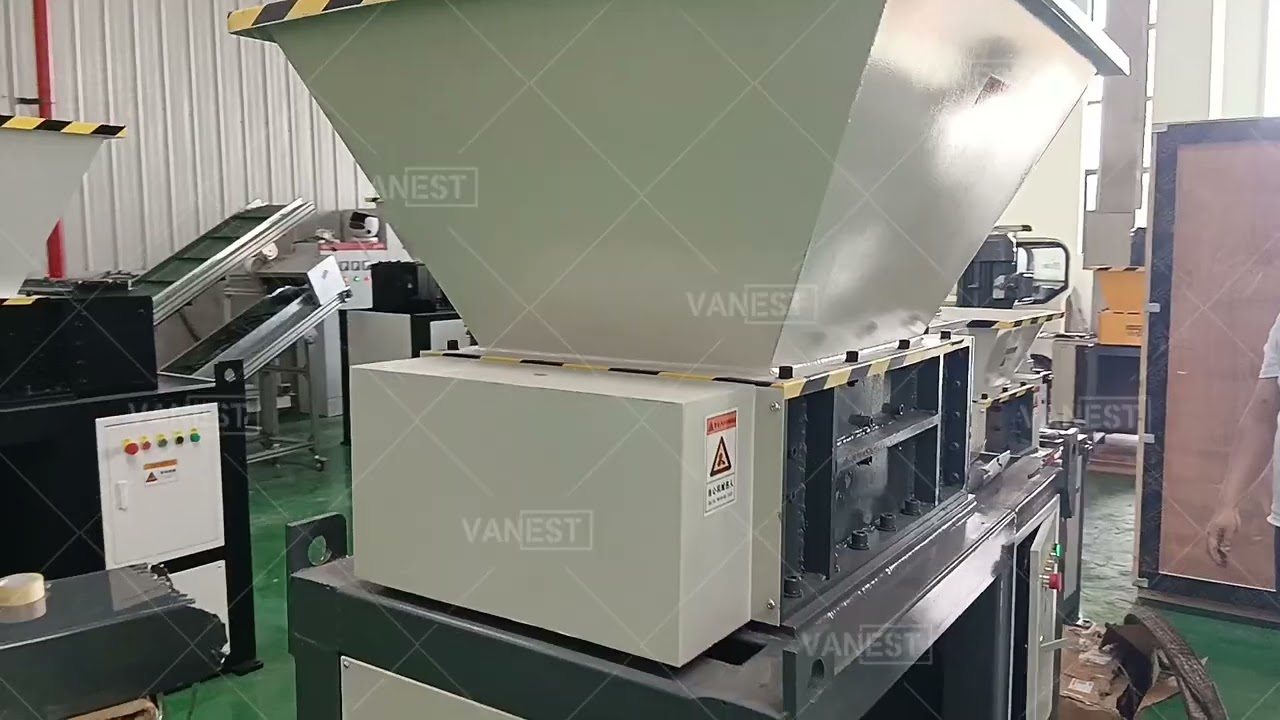 VANEST | V-DBK800 Tire Shredders For Sale！#machine #shredder #shredding #business