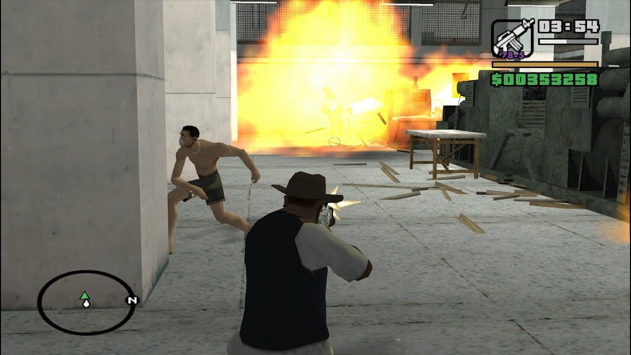 Rainbomizer - GTA San Andreas - End of the Line - Riots mission 3 - part 1 only