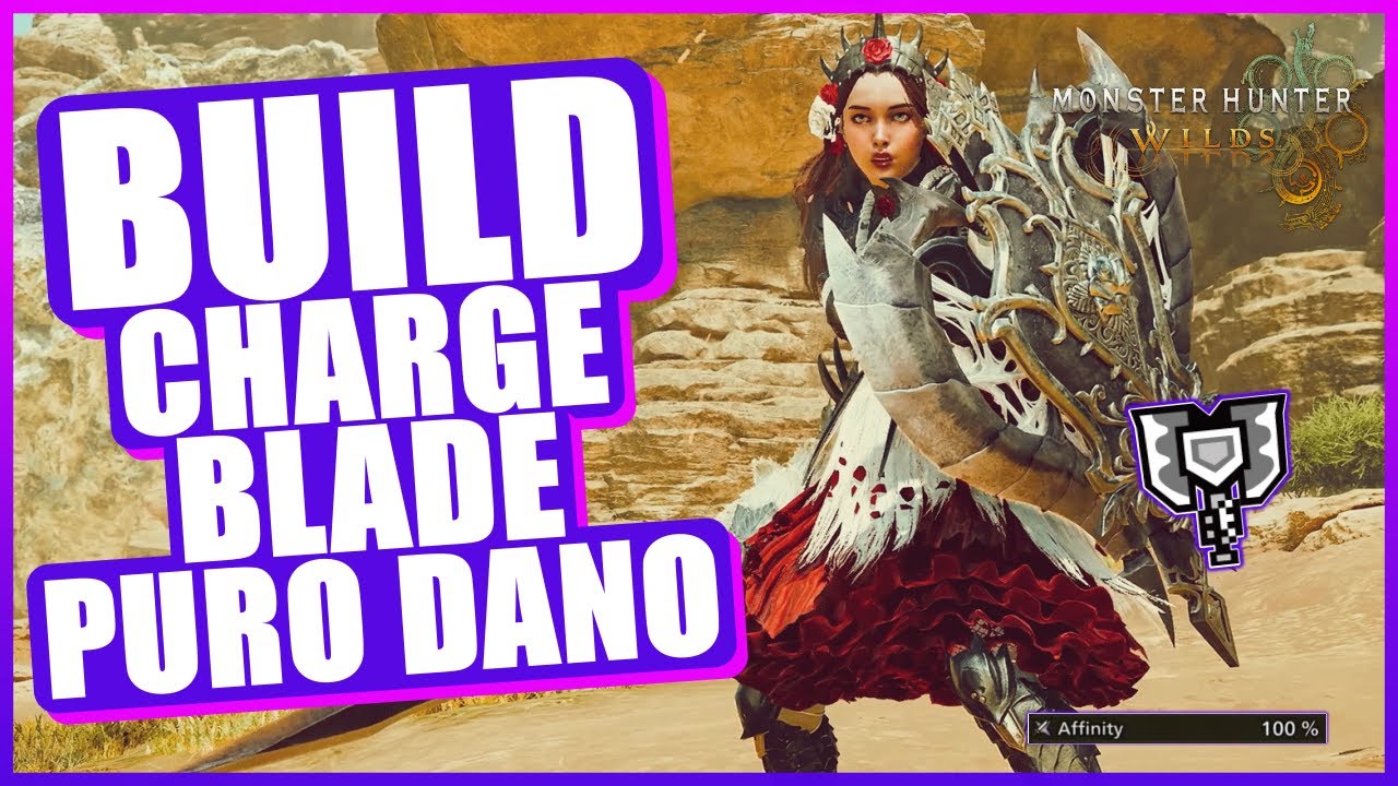 MELHOR BUILD de Lâmina Dínamo CB (Charge Blade) para Dano MASSIVO (JOGO BASE) - Monster Hunter Wilds