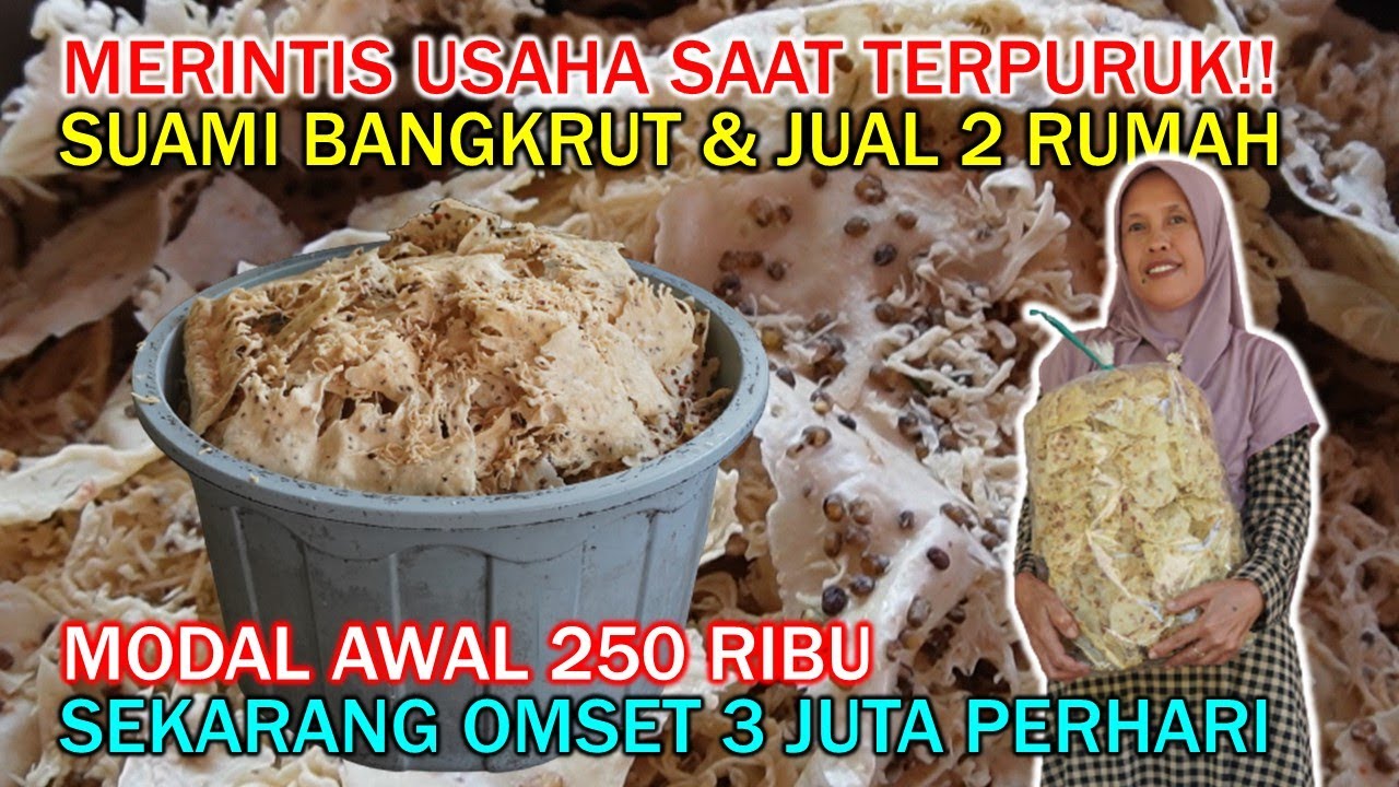 USAHA DIMULAI SAAT SUAMI BANGKRUT DAN HARUS JUAL 2 RUMAH!! SEKARANG BISA RAUP OMSET 3 JUTA/HARI