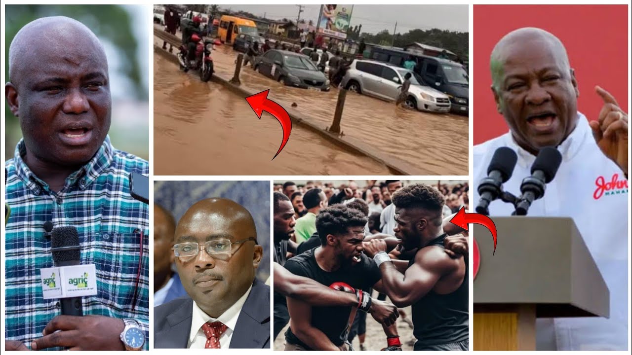Whats going on Ghana😳after flood? President Mahama vest...NPP complain? Agric minister assures...