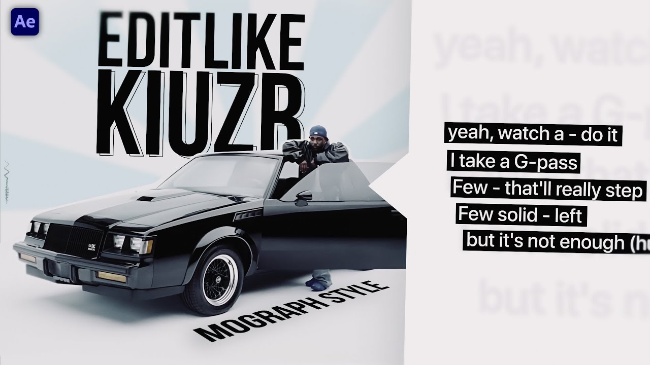 How to Make Kiuzr Viral Mograph Edit | Step by Step in After Effects