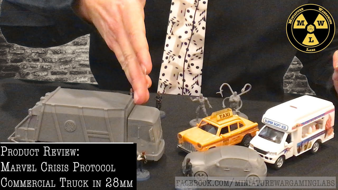Marvel Crisis Protocol NYC Truck Terrain in 28mm