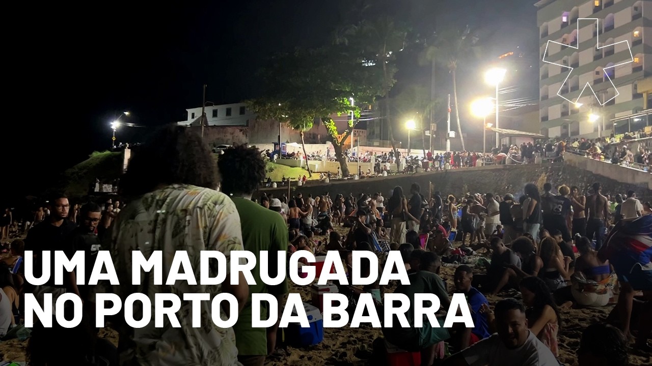 Madrugada no Porto da Barra: mil pessoas, caixas de som e uma disputa
