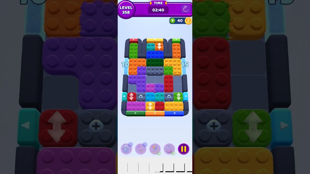 Color Block Jam level 358 #games #gaming #gameplay #puzzle #puzzlegame #colorblockjam #game
