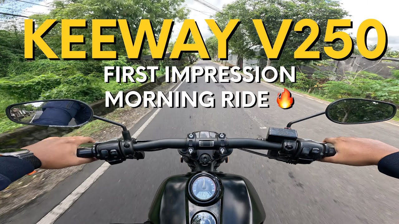 MORNING RIDE ☀️☕️ BARENG KEEWAY V250 VTWIN | FIRST IMPRESSION 🔥🔥🔥 [4K]