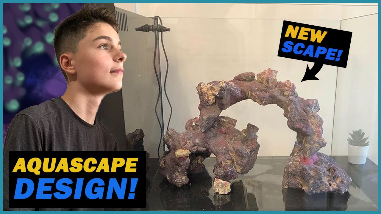 Reef Tank Aquascape Designs - Adding a new scape to the Peninsula Mini!