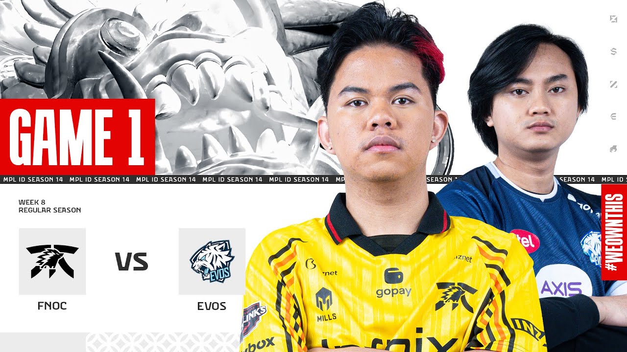 FNATIC ONIC vs EVOS GLORY | Regular Season Week 8 Day 3 | Game 1 | #MPLIDS14