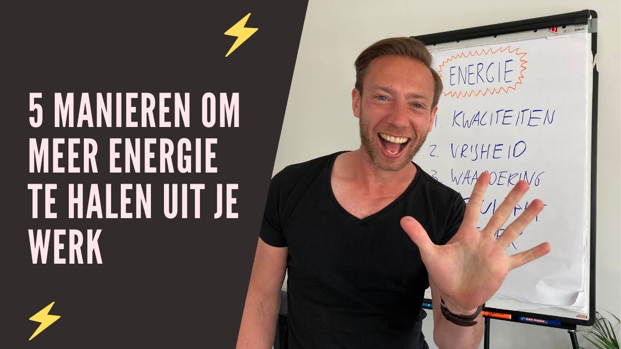 5 tips hoe je direct meer energie uit je werk kunt halen