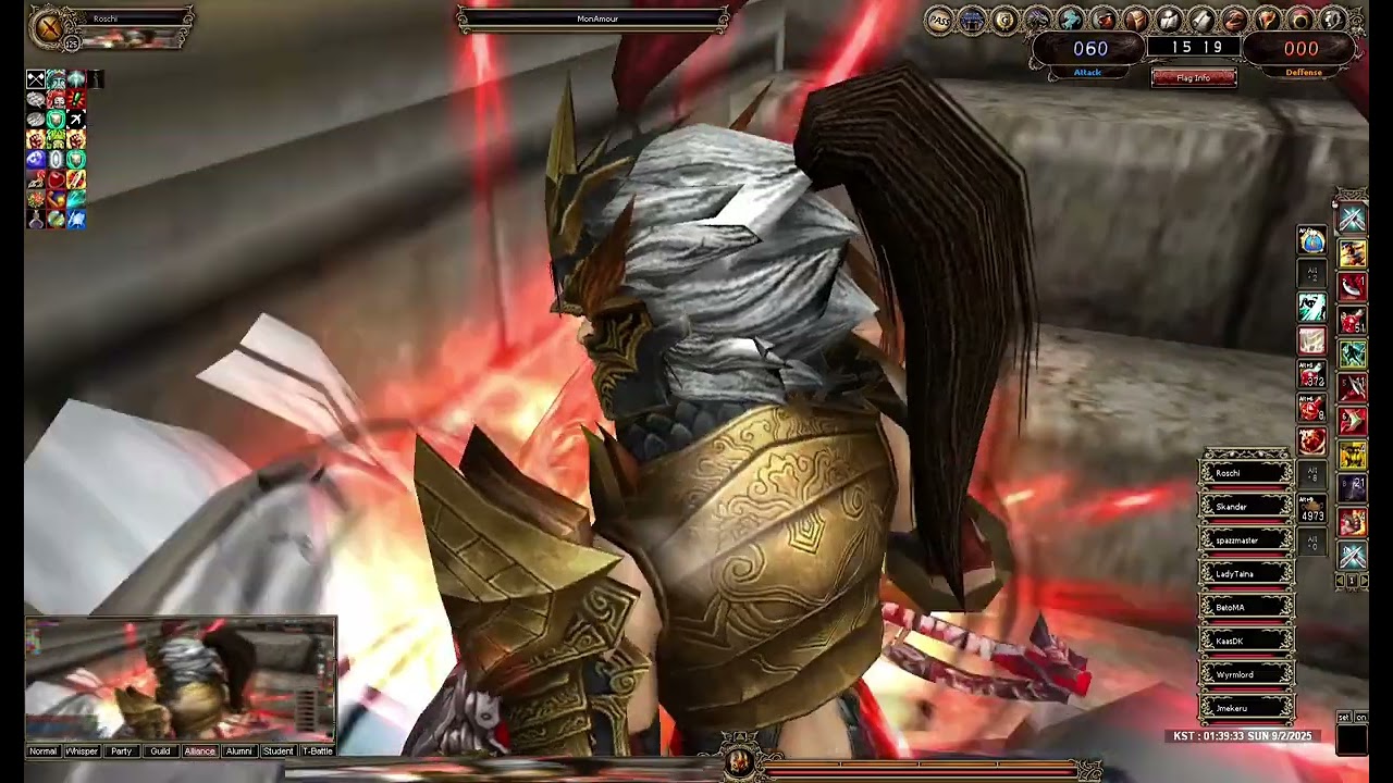 Kal Online Castle war Roschi lv125 DarkShadow XXX Guild