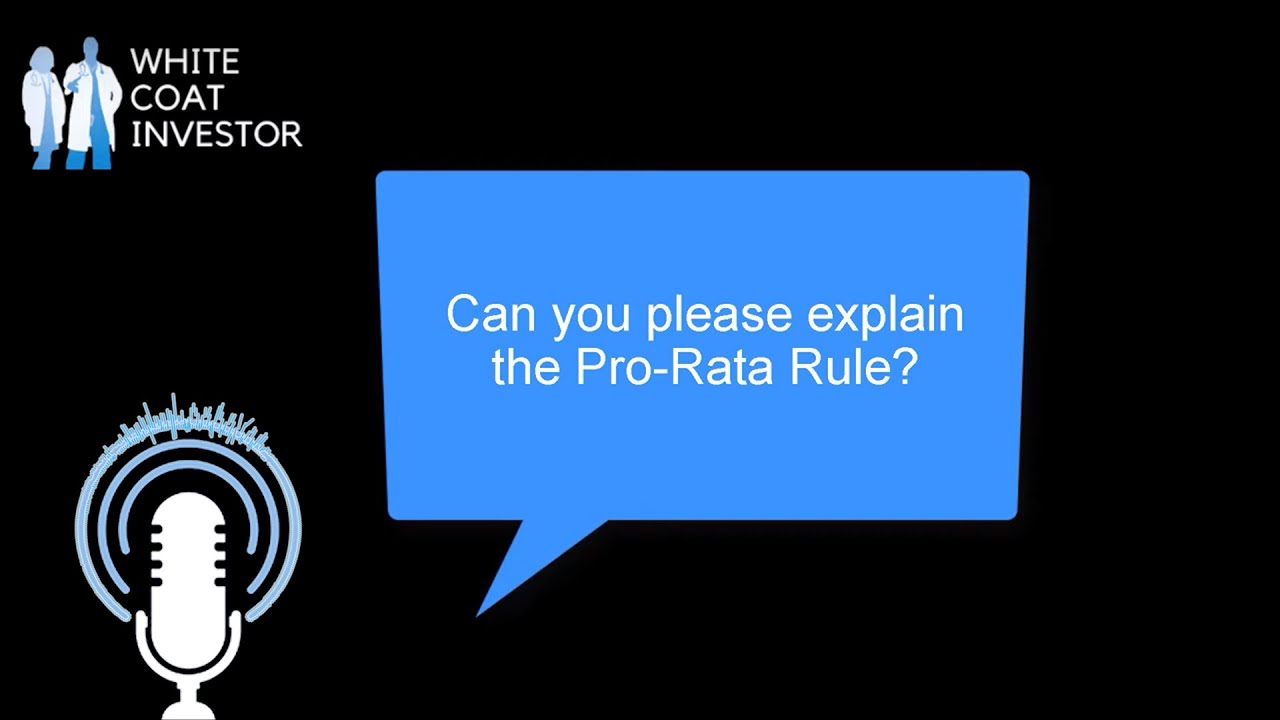 What is the pro-rata rule and how does it apply to me? YQA 179-5